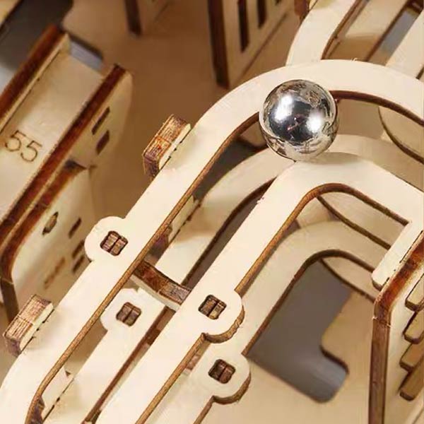 Dual City Electric Marble Run 3D Wooden Puzzle_Description_3