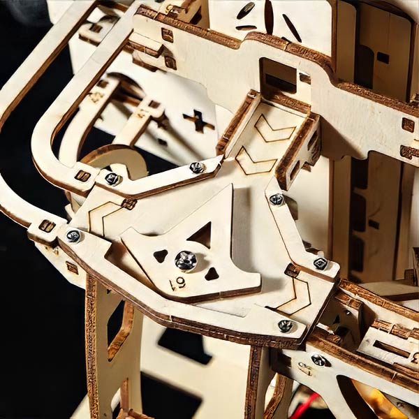 Dual City Electric Marble Run 3D Wooden Puzzle_Description_4