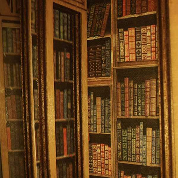 Elf Library Book Nook Miniature Dollhouse_Description_5