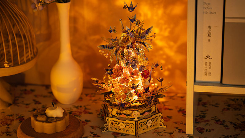 Eternal Flower Music Box 3D Puzzle_Description_2