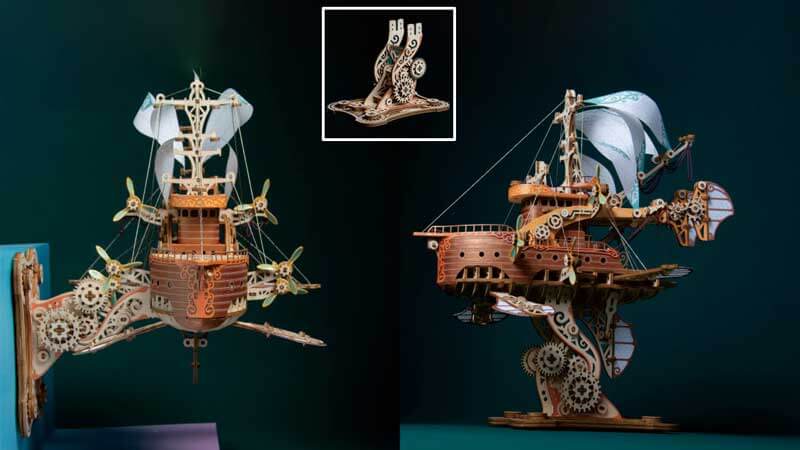 Fantastic Spaceship 3D Wooden Puzzle_Description_3