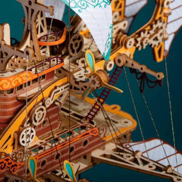Fantastic Spaceship 3D Wooden Puzzle_Description_6