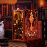 Flame Common Room Book Nook Miniature Dollhouse_3