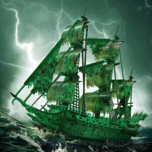 Flying Dutchman Ship 3D Paper Puzzle_6
