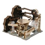 Gear-Powered Electric Marble Run 3D Wooden Puzzle_1