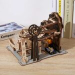 Gear-Powered Electric Marble Run 3D Wooden Puzzle_3