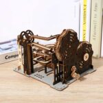 Gear-Powered Electric Marble Run 3D Wooden Puzzle_4
