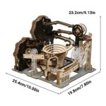 Gear-Powered Electric Marble Run 3D Wooden Puzzle_7