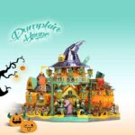 Halloween Pumpkin House 3D Metal Puzzle_2