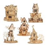 Halloween Single House 3D Wooden Puzzle_1