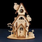 Halloween Single House 3D Wooden Puzzle_Haunted_House_2