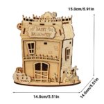 Halloween Single House 3D Wooden Puzzle_Zombie_House_3