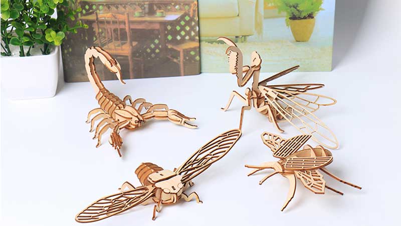 Insect Animal Wooden 3D Puzzle_Description_2