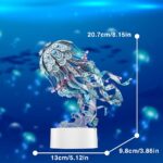 Jellyfish Night Light 3D Metal Puzzle_Blue_5