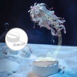 Jellyfish Night Light 3D Metal Puzzle_Pink_4