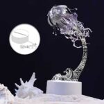 Jellyfish Night Light 3D Metal Puzzle_Purple_4