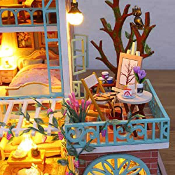 Kirsten's Jungle Resort Cottage Miniature Dollhouse_Description_7