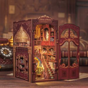 Library of Wisdom Book Nook Miniature Dollhouse_2