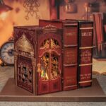 Library of Wisdom Book Nook Miniature Dollhouse_4