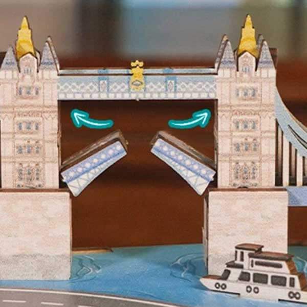 London Street View Music Box 3D Wooden Puzzle_Description_4