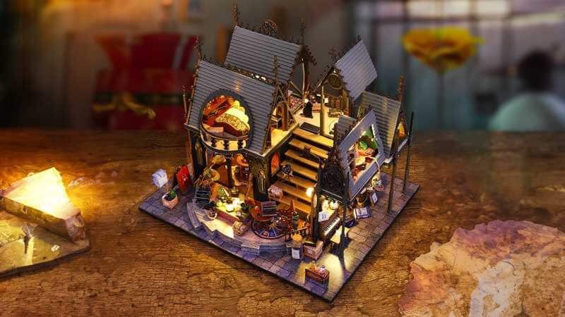 Luna's Magic House DIY Miniature Dollhouse_Description_2
