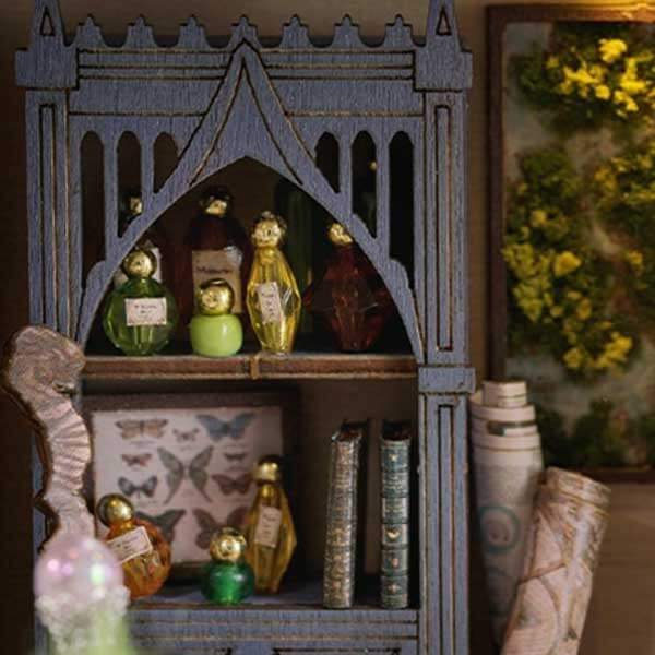 Magic Flower House Rooftop DIY Miniature Dollhouse_Description_5