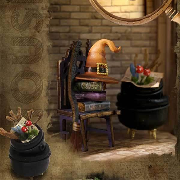 Magic Flower House Rooftop DIY Miniature Dollhouse_Description_6