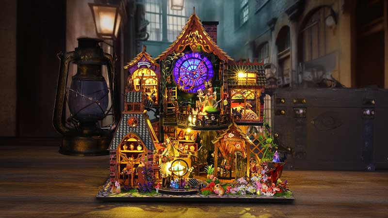 Magic Forest DIY Miniature Dollhouse_Description_1