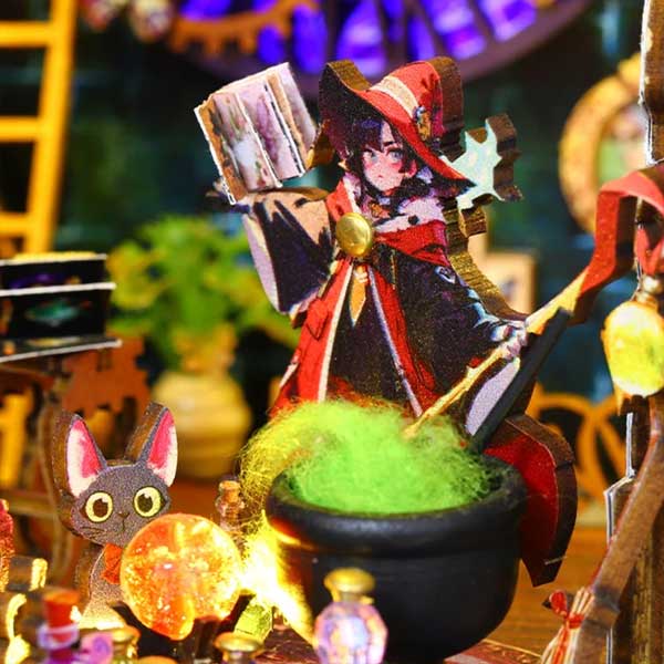 Magic Forest DIY Miniature Dollhouse_Description_4
