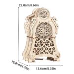 Mechanical Gear Clock 3D Wooden Puzzle_6