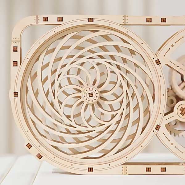 Mechanical Kinetic Picture 3D Wooden Puzzle_Description_4