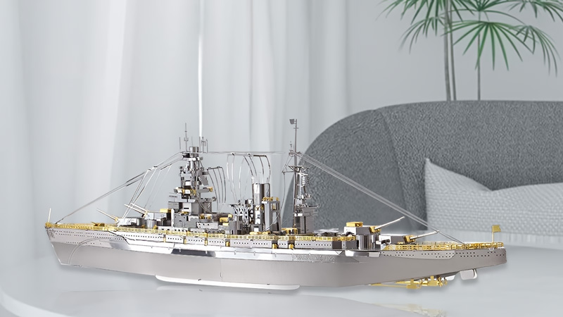 Nagato-class Battleship 3D Metal Puzzle_Description_1