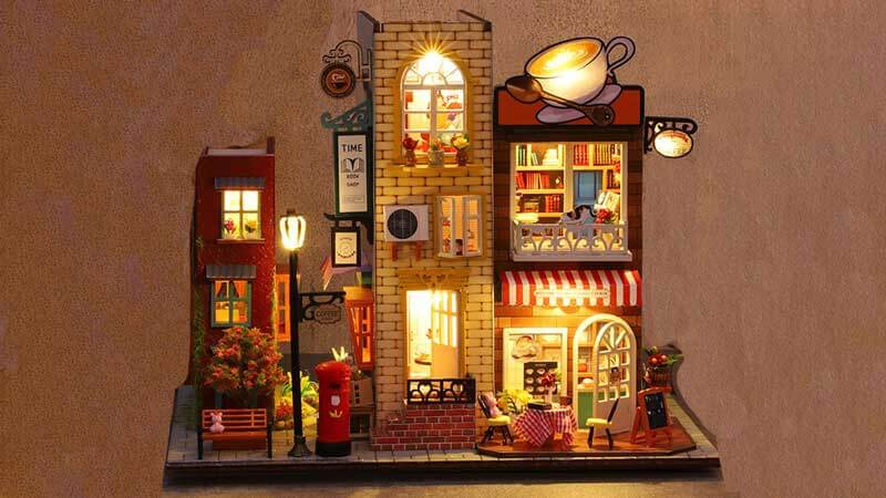 Nancy's Book Villa DIY Miniature Dollhouse_Description_1