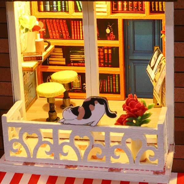 Nancy's Book Villa DIY Miniature Dollhouse_Description_4