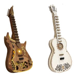 Playable Wooden Guitar 3D Wooden Puzzle_1