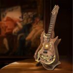 Playable Wooden Guitar 3D Wooden Puzzle_Brown_2