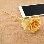 Rose Flower 3D Metal Puzzle_Golden_2