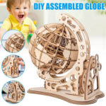 Rotate Globe 3D Wooden Puzzle_4