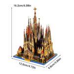 Sagrada Família Cathedral 3D Metal Puzzle_5