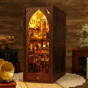 Sam's Library Book Nook Miniature Dollhouse_2