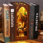 Sam's Library Book Nook Miniature Dollhouse_3