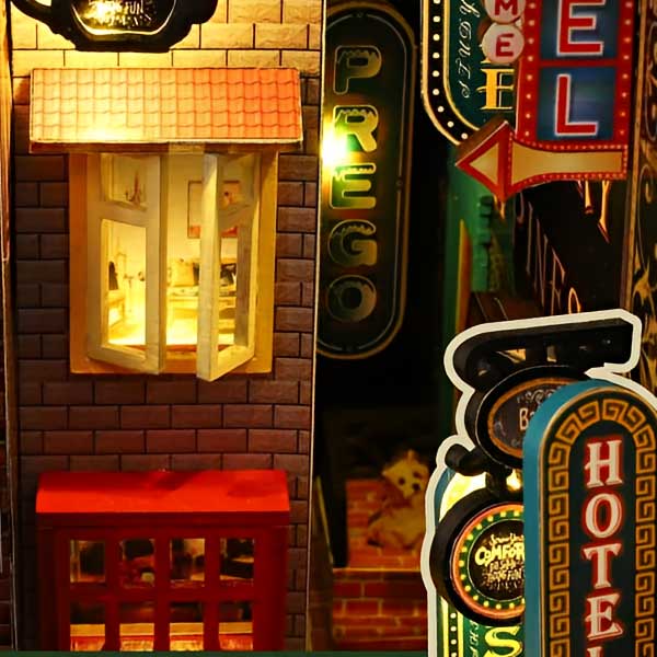 Scarborough Hotel DIY Miniature Dollhouse_Description_6