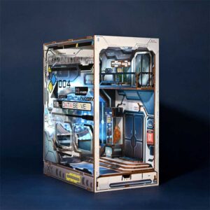 Sci-fi Alien Hub Book Nook Miniature Dollhouse_2