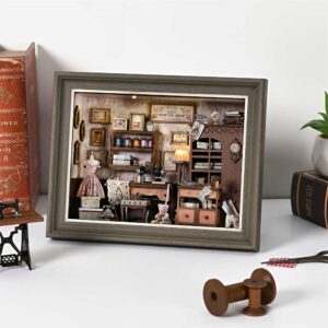 Sewing Shop DIY Miniature Dollhouse_2