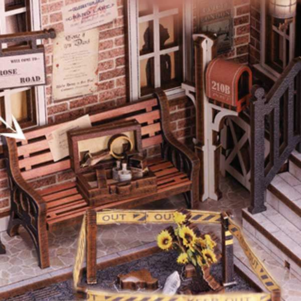 Sherlock Holmes Book Nook Miniature Dollhouse_Description_7