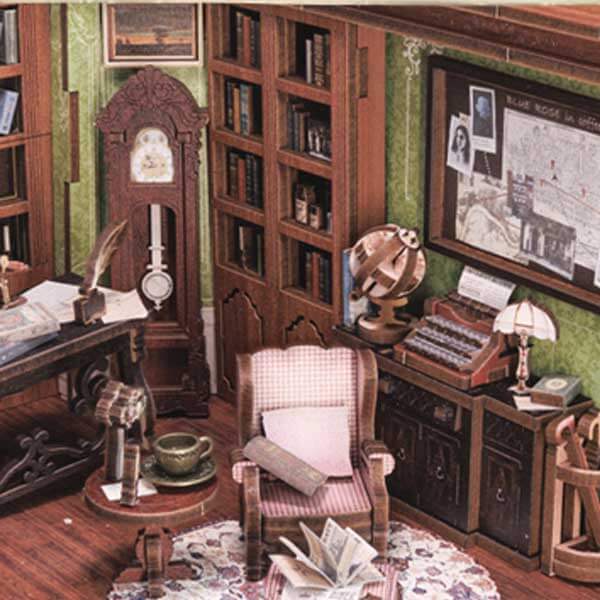 Sherlock Holmes Book Nook Miniature Dollhouse_Description_8