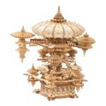 Sky City Music Box 3D Wooden Puzzle_1