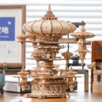 Sky City Music Box 3D Wooden Puzzle_3