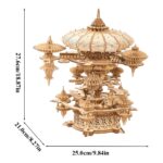 Sky City Music Box 3D Wooden Puzzle_6