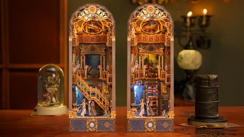Space Time Museum Book Nook Miniature Dollhouse_Description_1